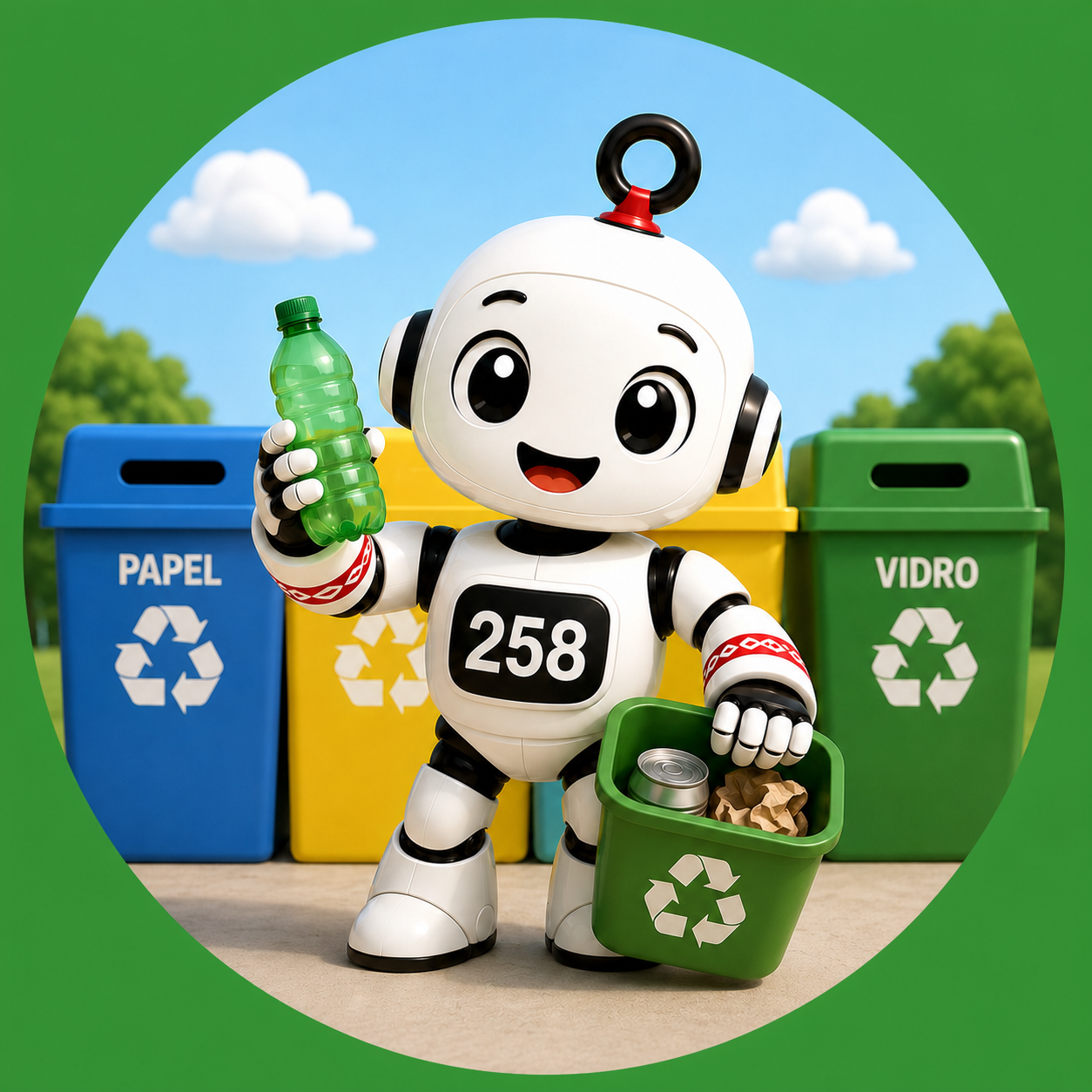 KIBO a separar res&iacute;duos para reciclagem